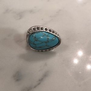 Lia Sophia turquoise ring